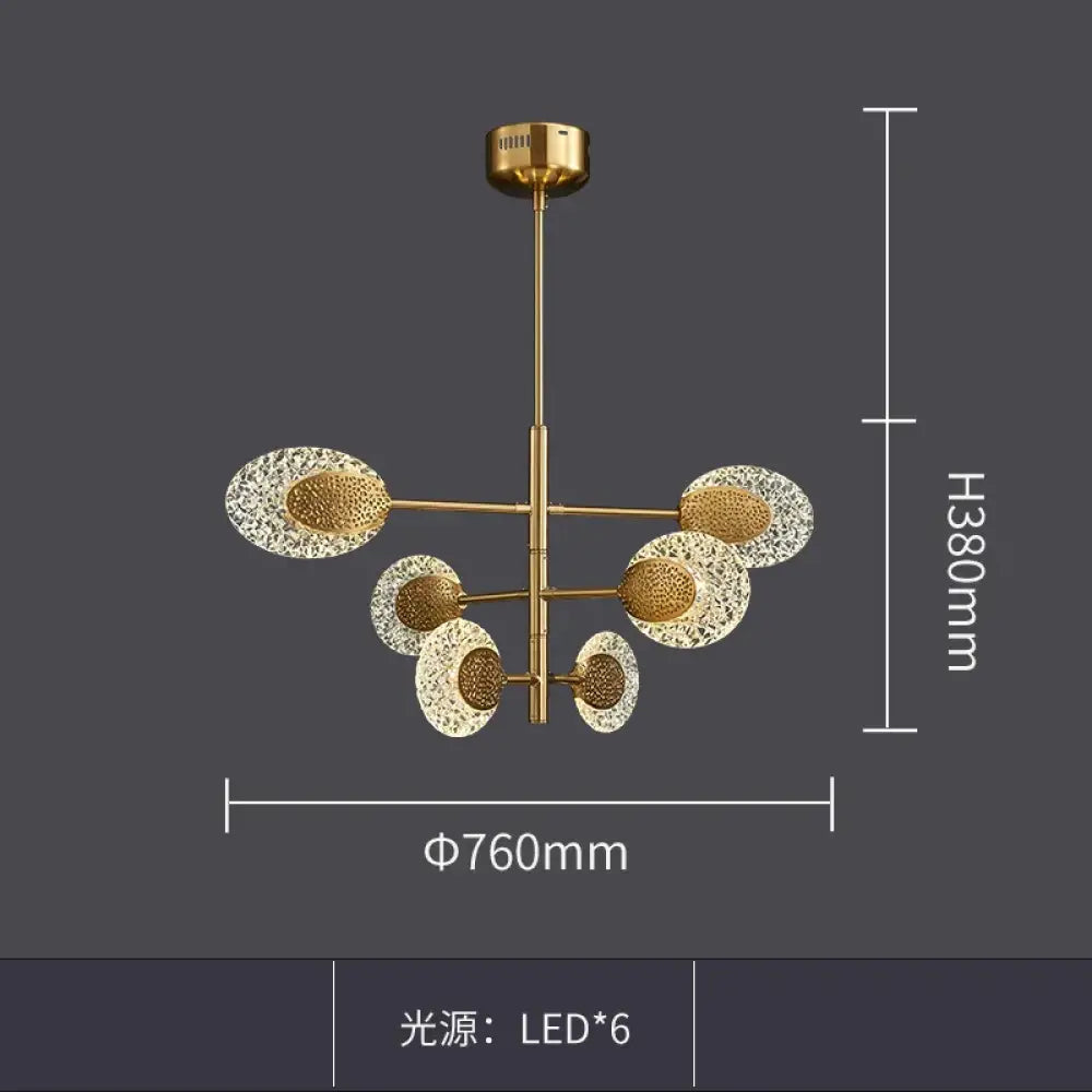 Nordic Modern Glass Chandelier | Dining Room Home Lighting