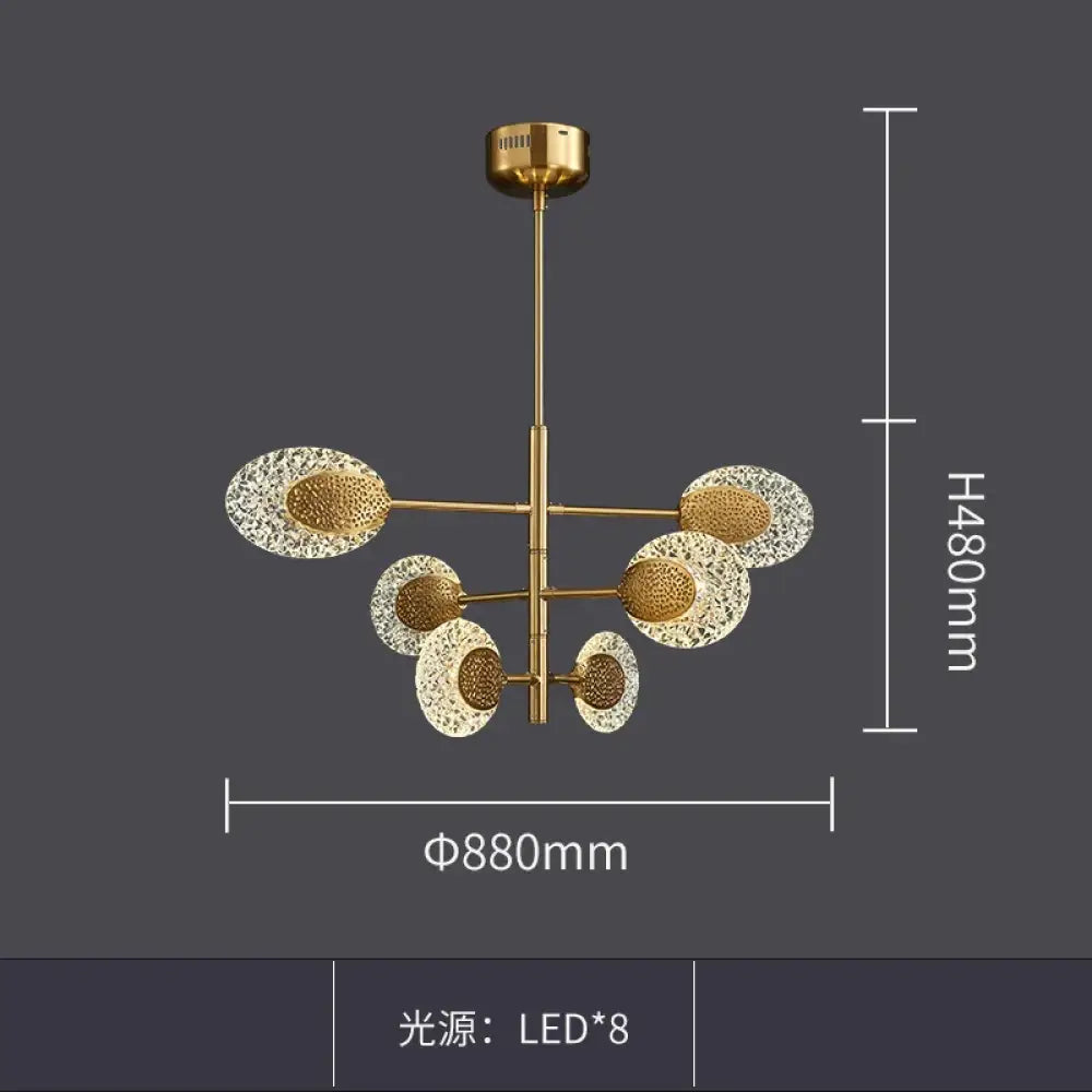 Nordic Modern Glass Chandelier | Dining Room Home Lighting