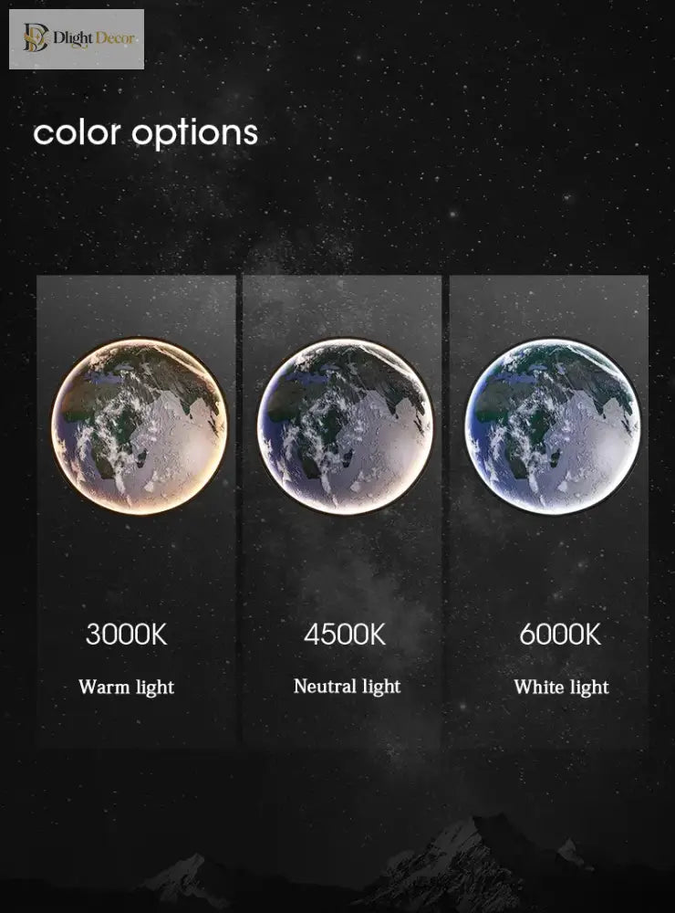 Planet LED Wall Art Light | Modern Interior Home Lighting