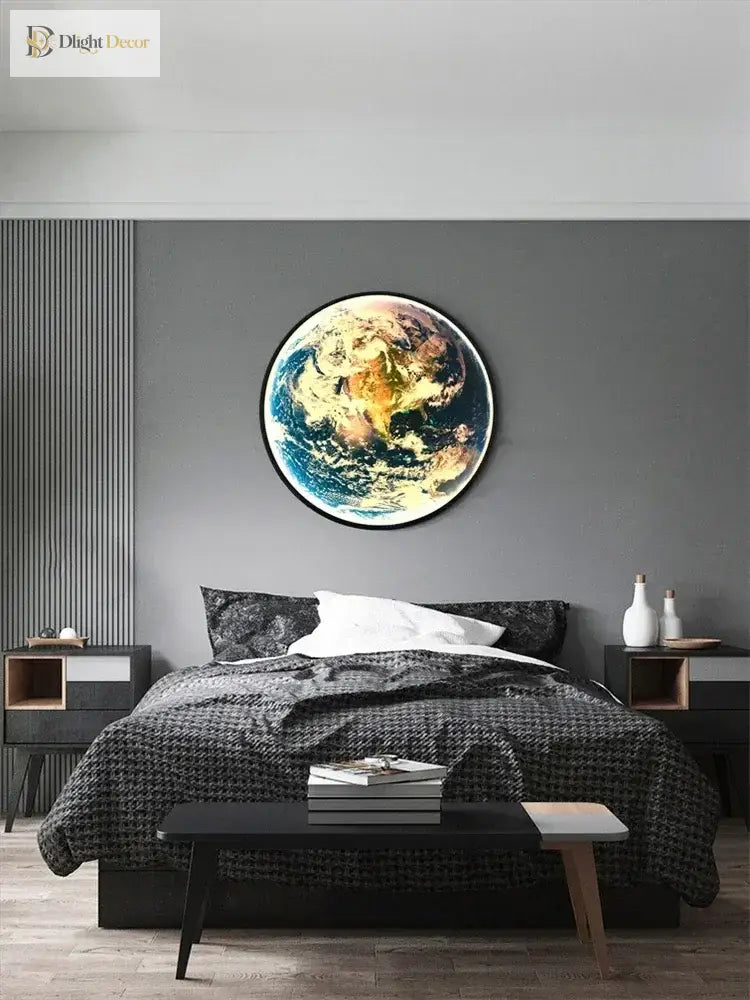 Planet LED Wall Art Light | Modern Interior Home Lighting