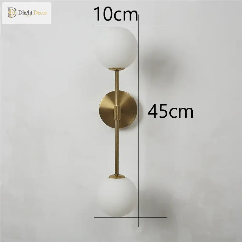 Post LED Nordic Wall Sconce | Bedroom & Bedside Lighting