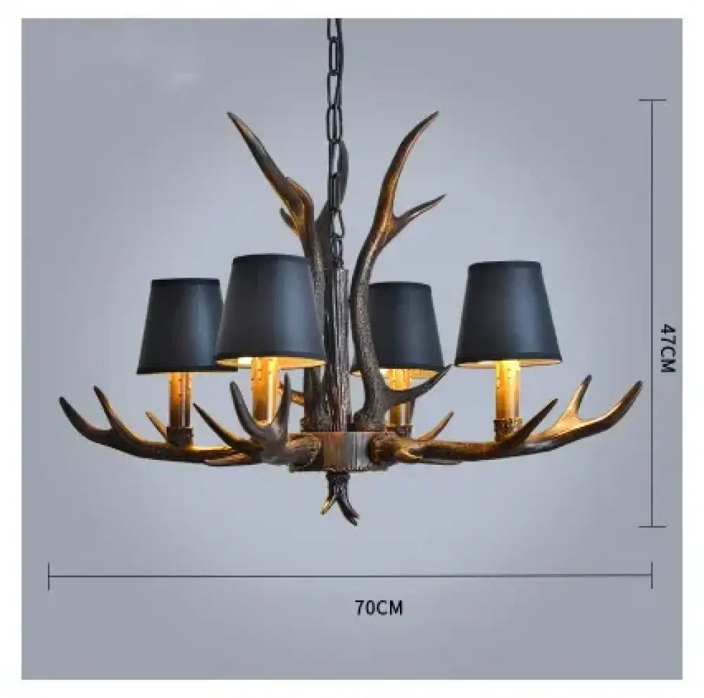 Retro Gold Chandelier | Modern Dining Room Lighting
