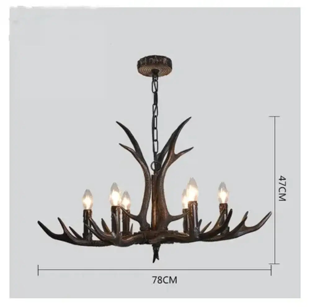 Retro Gold Chandelier | Modern Dining Room Lighting