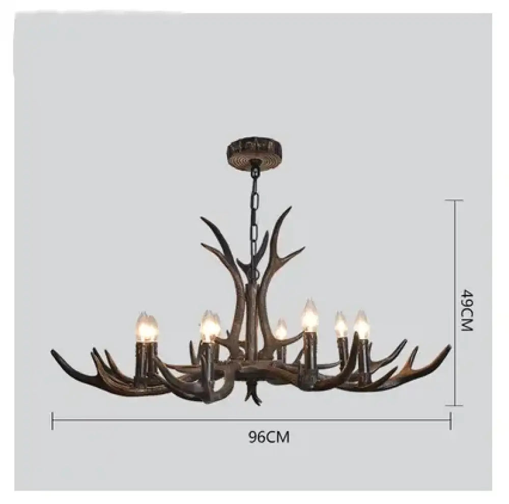 Retro Gold Chandelier | Modern Dining Room Lighting