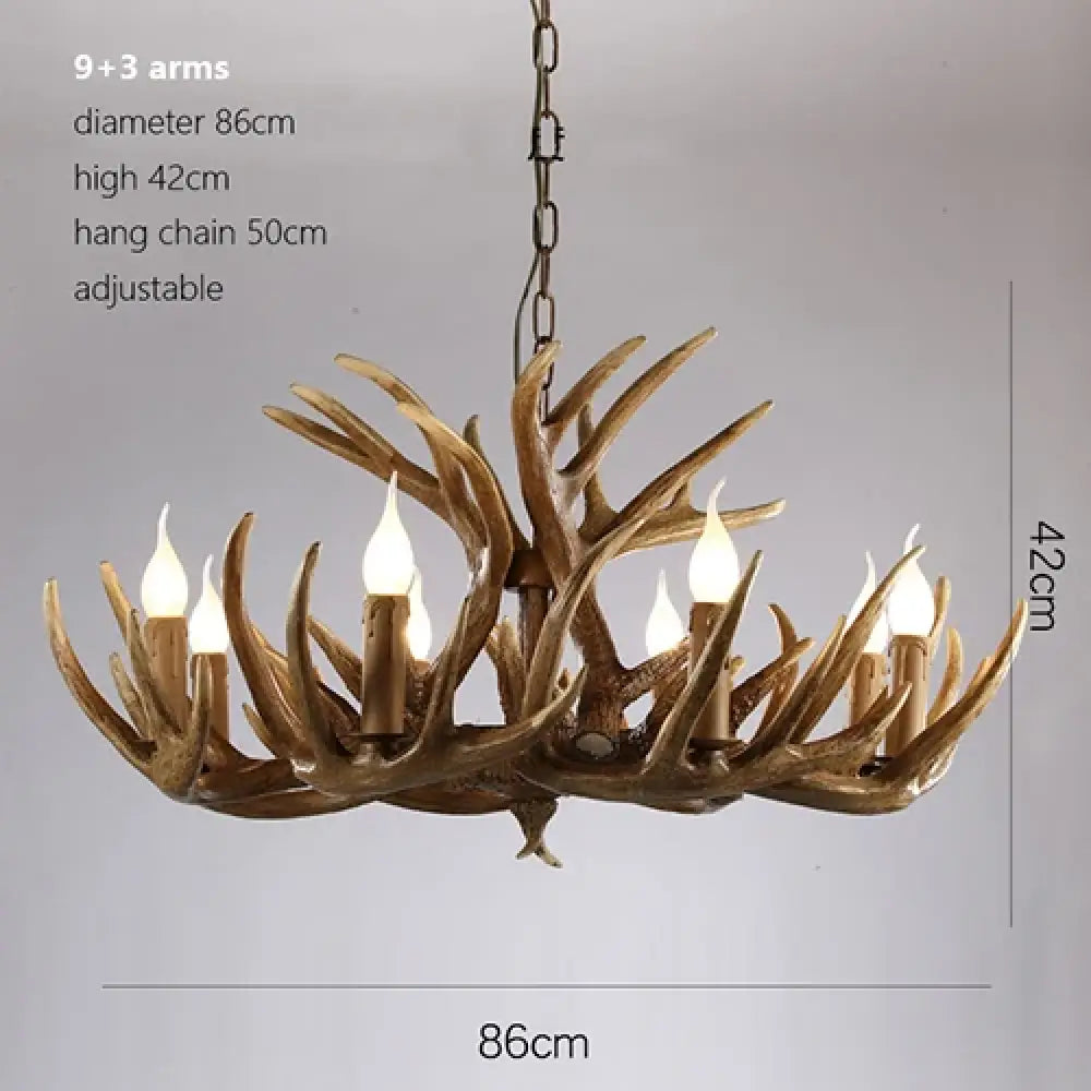 Rustic Industrial Chandelier | Hotel & Villa Home Lighting