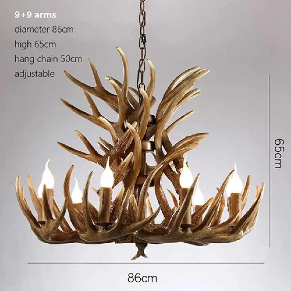 Rustic Industrial Chandelier | Hotel & Villa Home Lighting