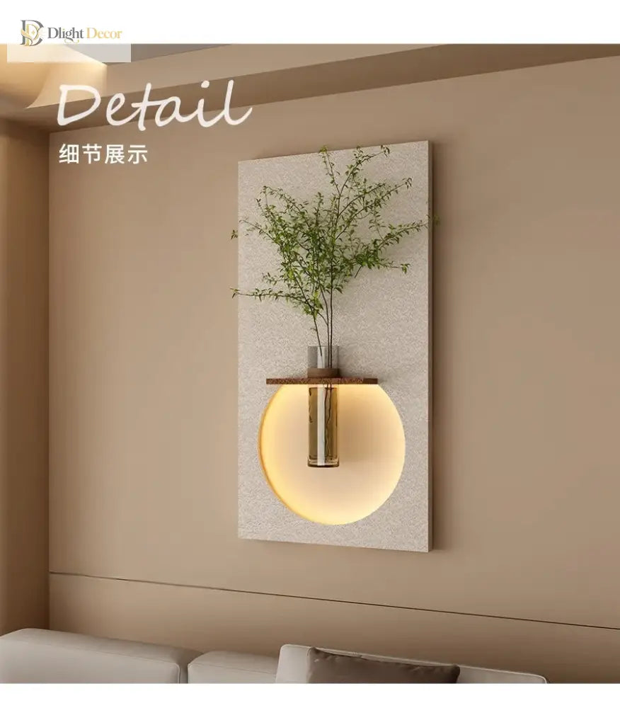 Sandstone LED Wall Art Light | Hallway & Entry Lighting