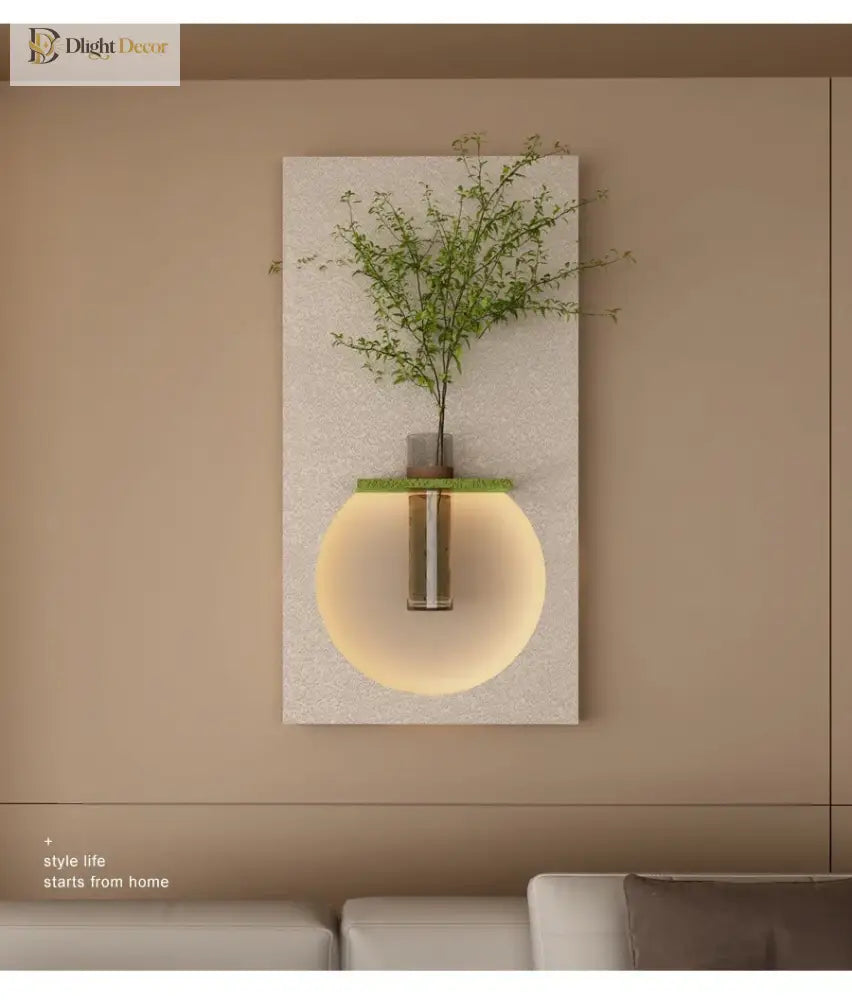Sandstone LED Wall Art Light | Hallway & Entry Lighting
