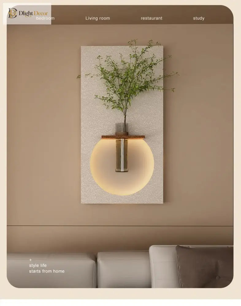Sandstone LED Wall Art Light | Hallway & Entry Lighting