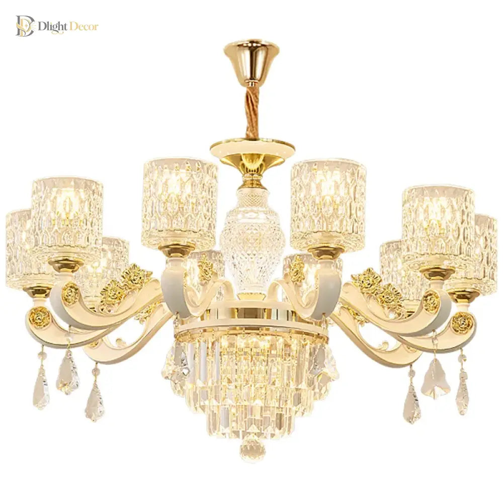 Signature Crystal Chandelier | Dining Room Lighting