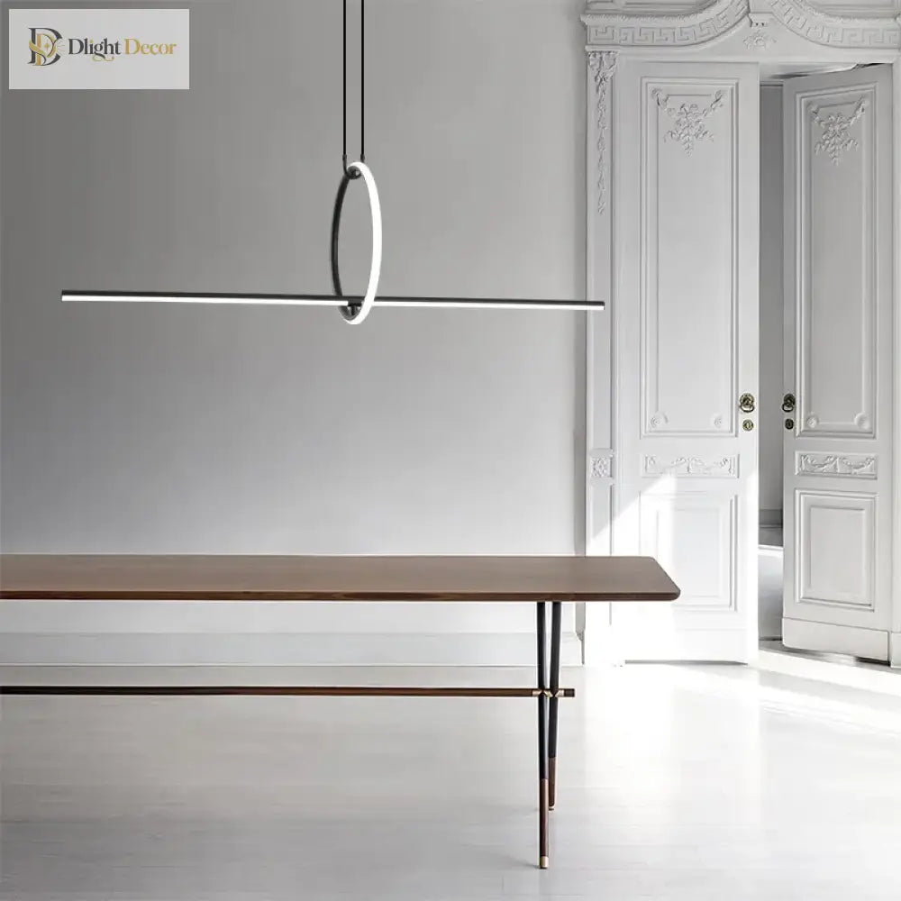 Sleek LED Modern Pendant Light | Modern Bedroom Lighting
