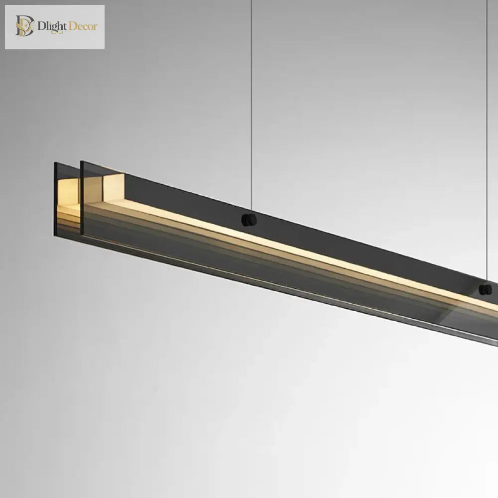 Sleek LED Pendant Light | Modern Kitchen Island Lighting