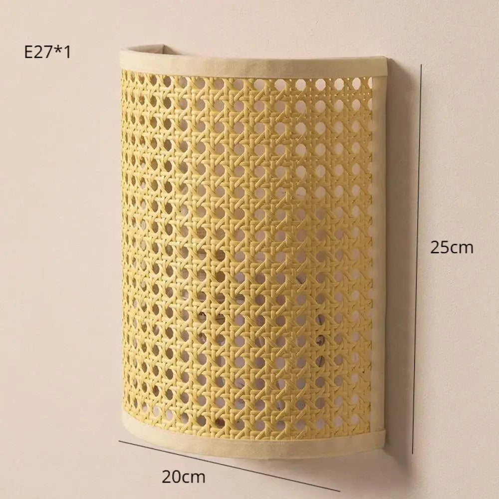 Southeast LED Rattan Wall Sconce | Bedroom Home Lighting