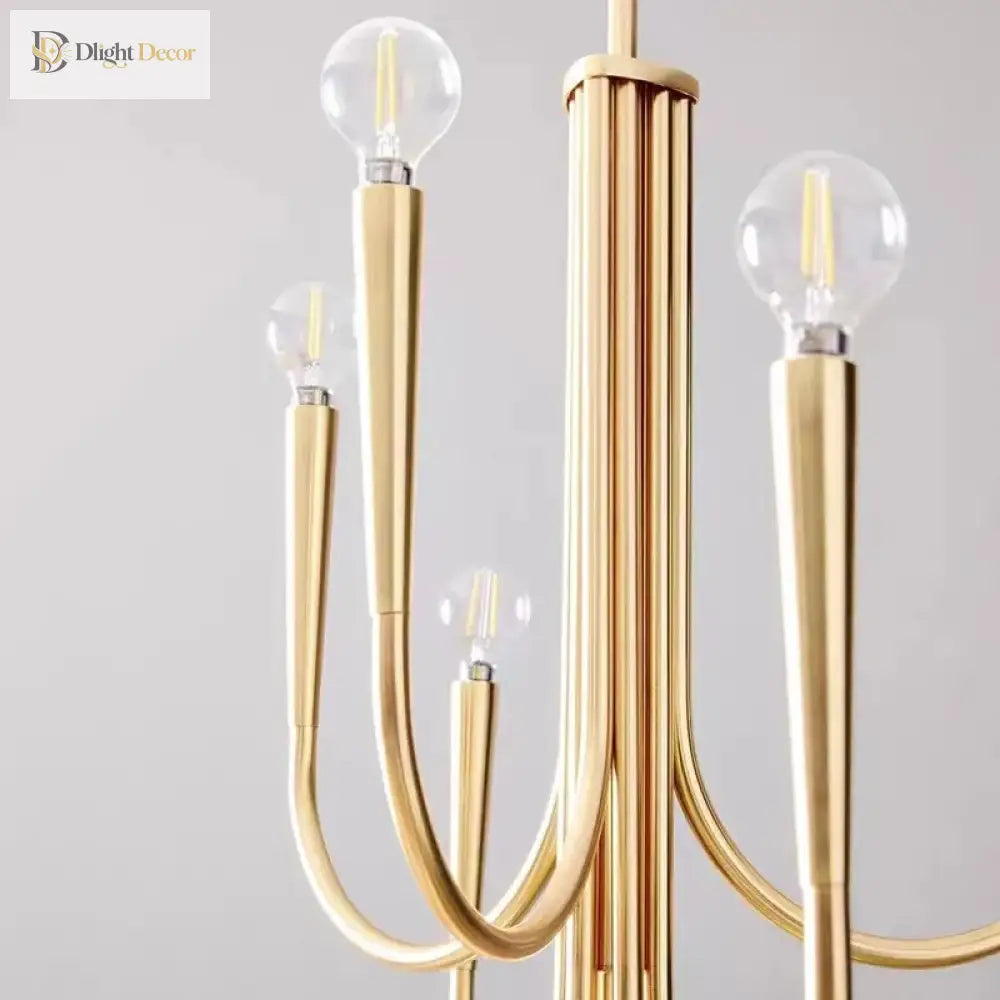 Swoop Retro Chandelier | Modern Dining Room Lighting