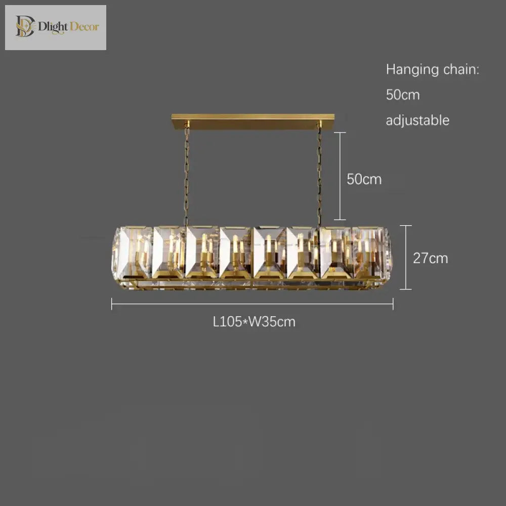 Timeless LED Crystal Chandelier | Dining Room Lighting