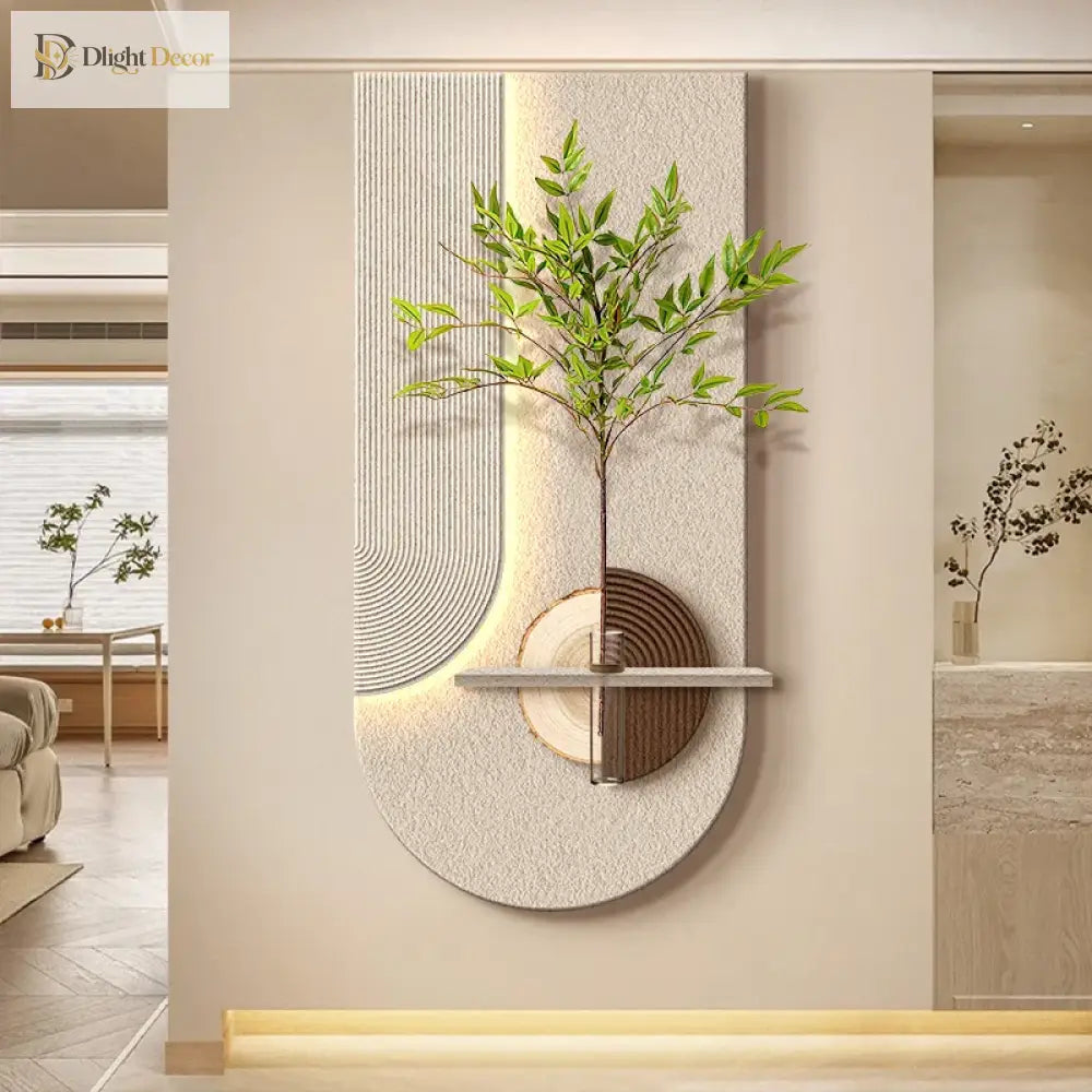 Vase LED Wall Art Light | Modern Hallway & Entry Lighting
