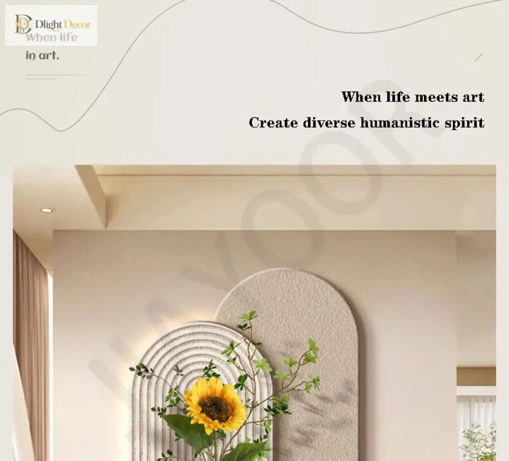 Vase LED Wall Art Light | Modern Hallway & Entry Lighting