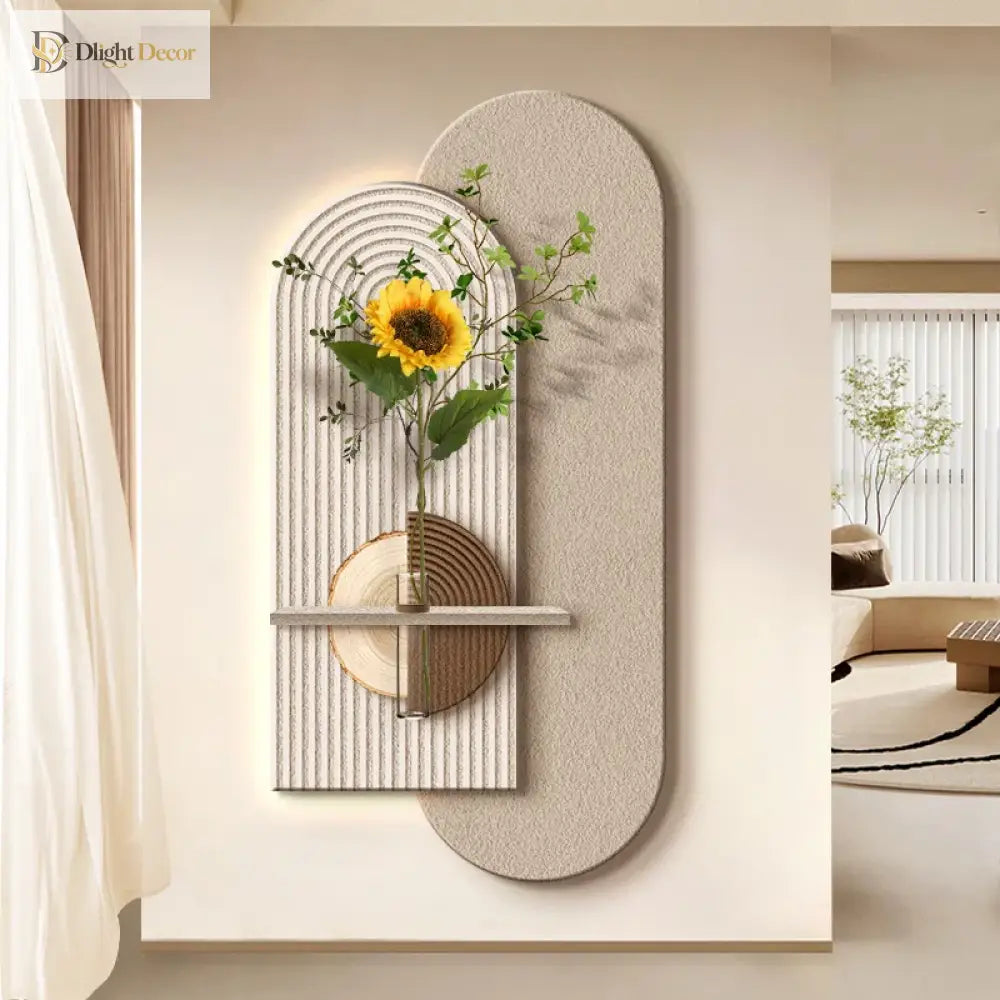 Vase LED Wall Art Light | Modern Hallway & Entry Lighting