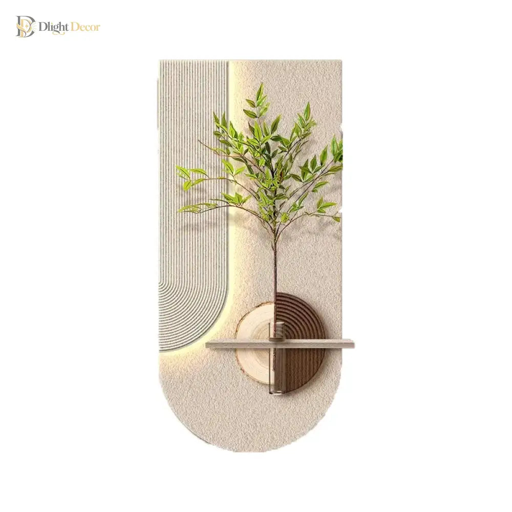 Vase LED Wall Art Light | Modern Hallway & Entry Lighting