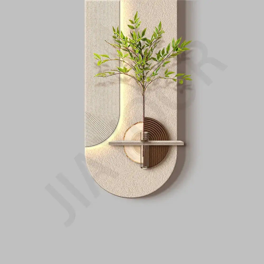 Vase LED Wall Art Light | Modern Hallway & Entry Lighting