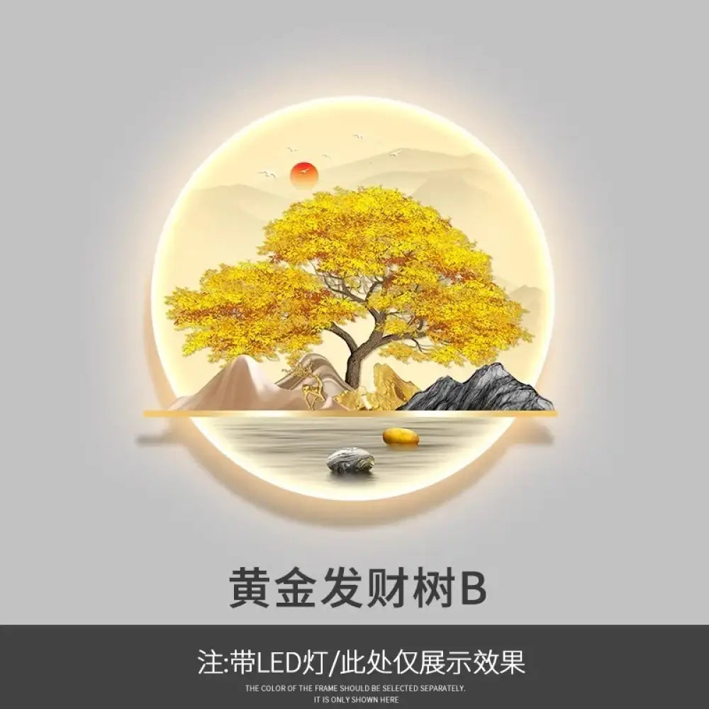 Wealth LED Wall Art Light | Modern Interior Home Lighting