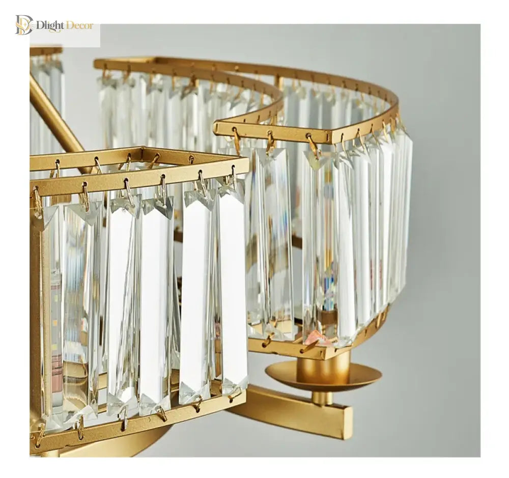 Zoe K9 Modern Crystal Chandelier | Dining Room Lighting
