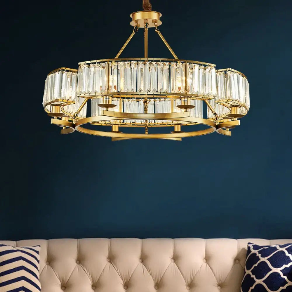 Zoe K9 Modern Crystal Chandelier | Dining Room Lighting