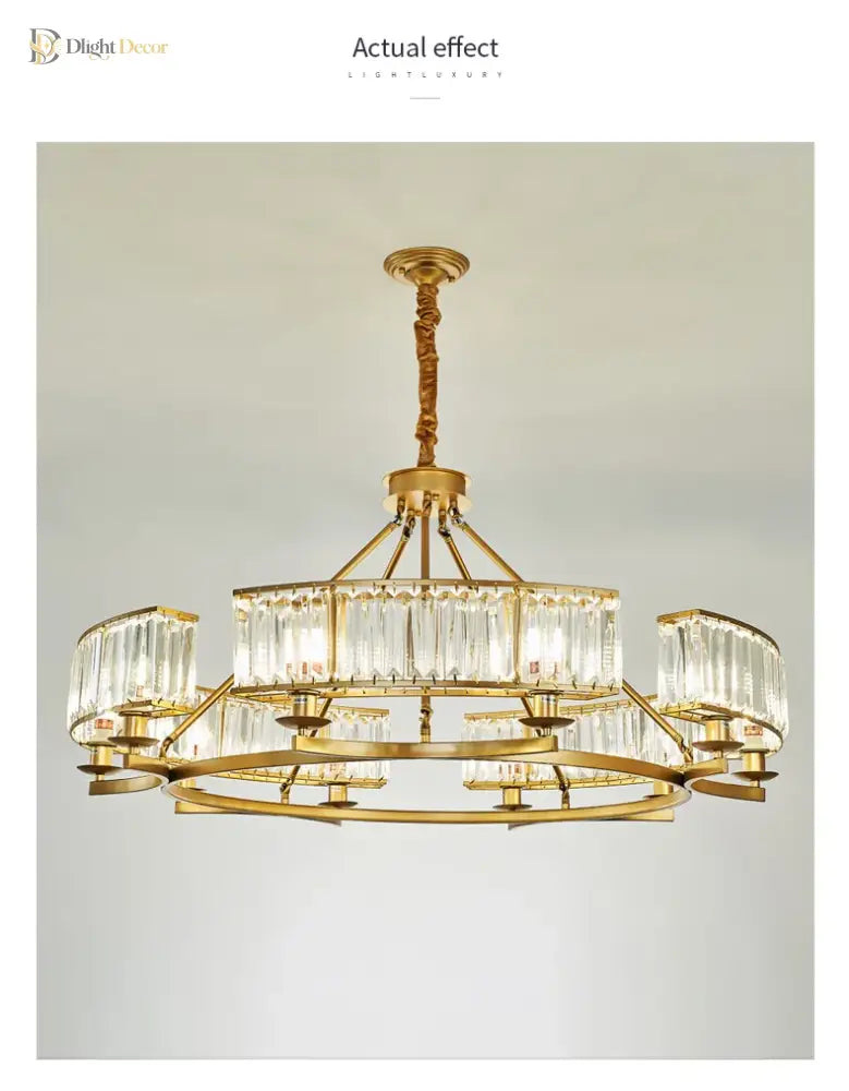 Zoe K9 Modern Crystal Chandelier | Dining Room Lighting