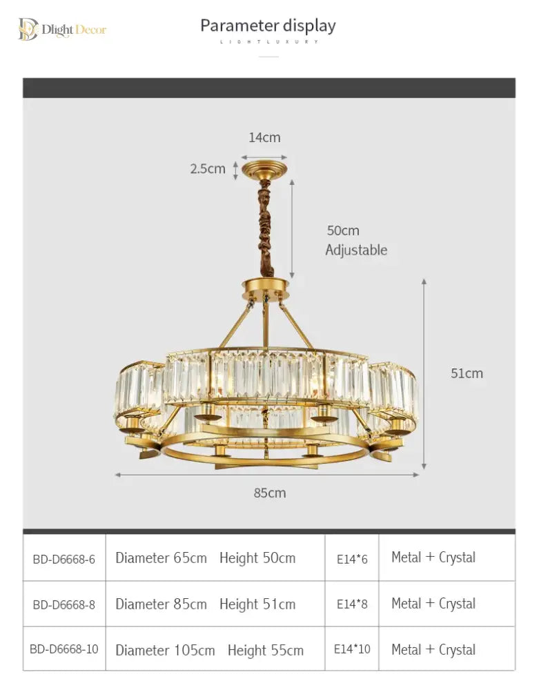 Zoe K9 Modern Crystal Chandelier | Dining Room Lighting