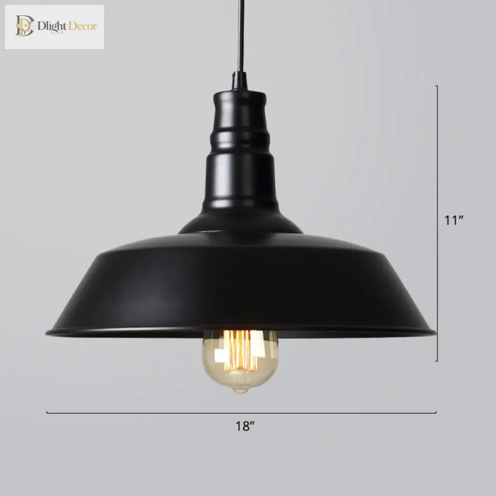 1-Light Industrial Pendant Light | Dining Room Lighting