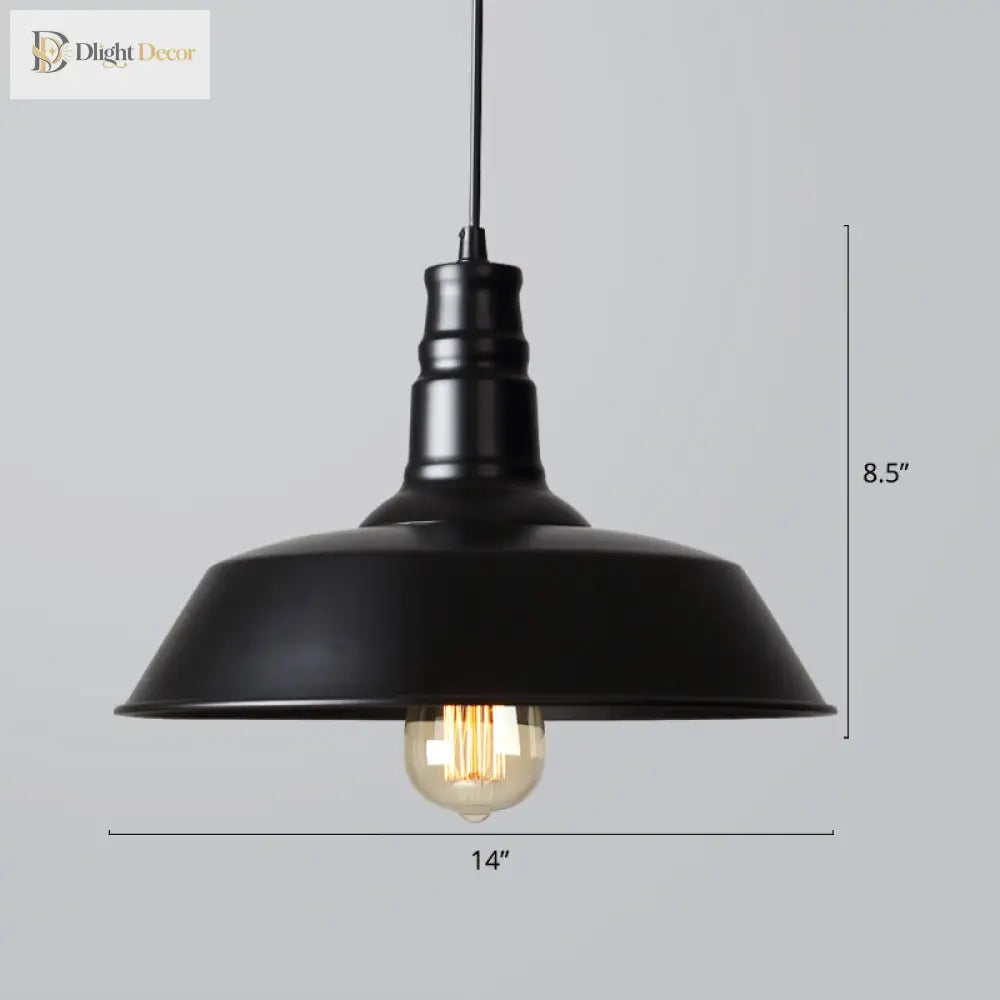 1-Light Industrial Pendant Light | Dining Room Lighting