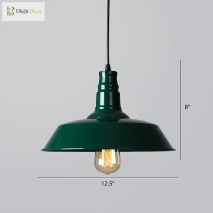 1-Light Industrial Pendant Light | Dining Room Lighting