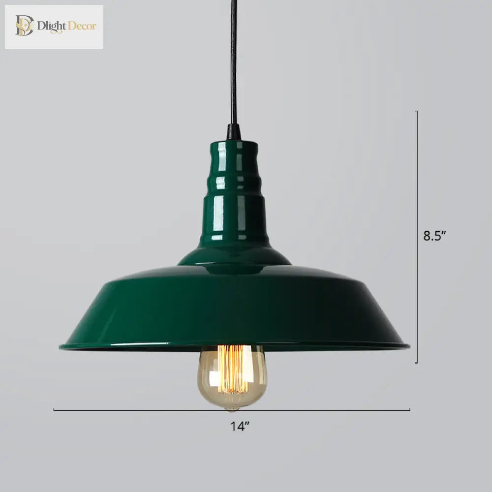 1-Light Industrial Pendant Light | Dining Room Lighting