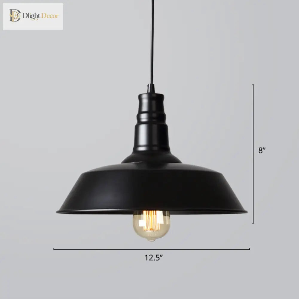 1-Light Industrial Pendant Light | Dining Room Lighting