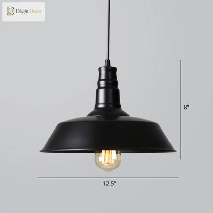1-Light Industrial Pendant Light | Dining Room Lighting