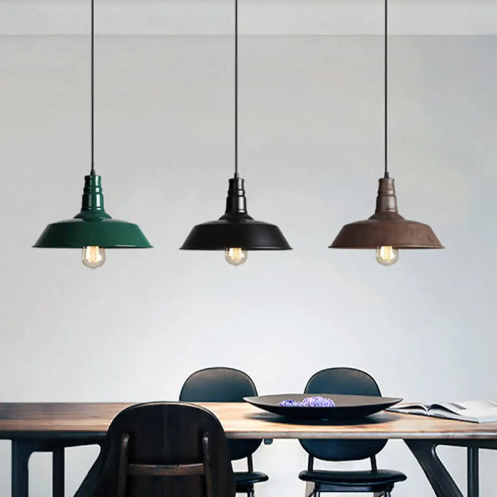 1-Light Industrial Pendant Light | Dining Room Lighting