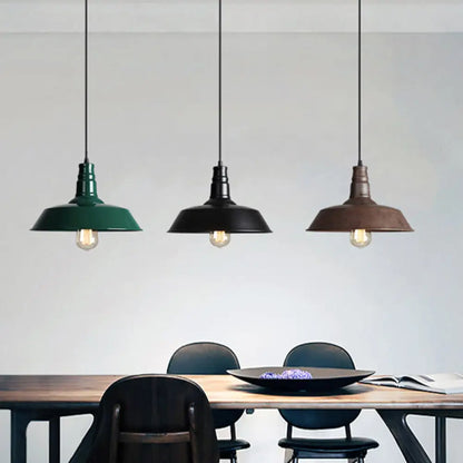 1-Light Industrial Pendant Light | Dining Room Lighting