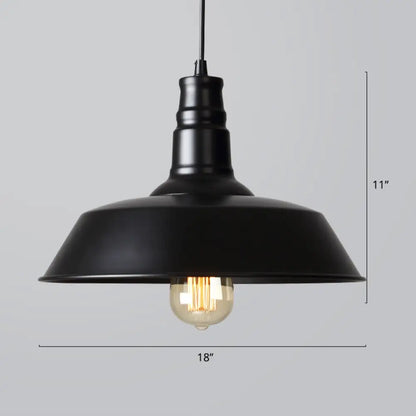 1-Light Industrial Pendant Light | Dining Room Lighting