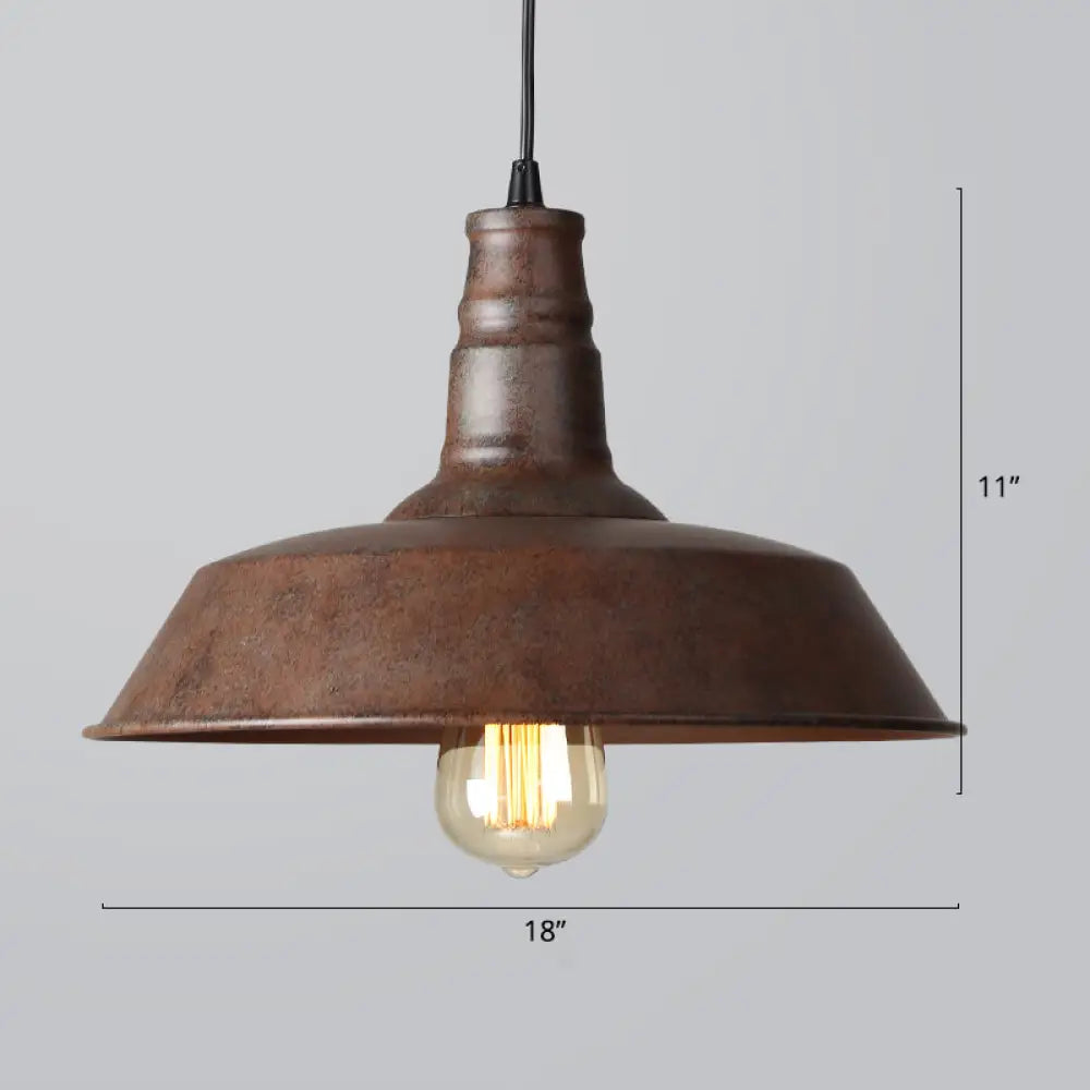 1-Light Industrial Pendant Light | Dining Room Lighting