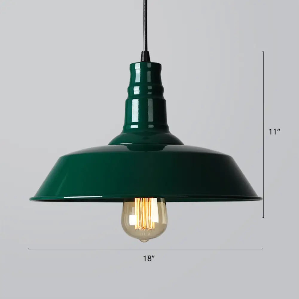 1-Light Industrial Pendant Light | Dining Room Lighting