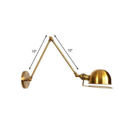 1-Light Vintage Wall Sconce | Bedroom &amp; Hallway Lighting