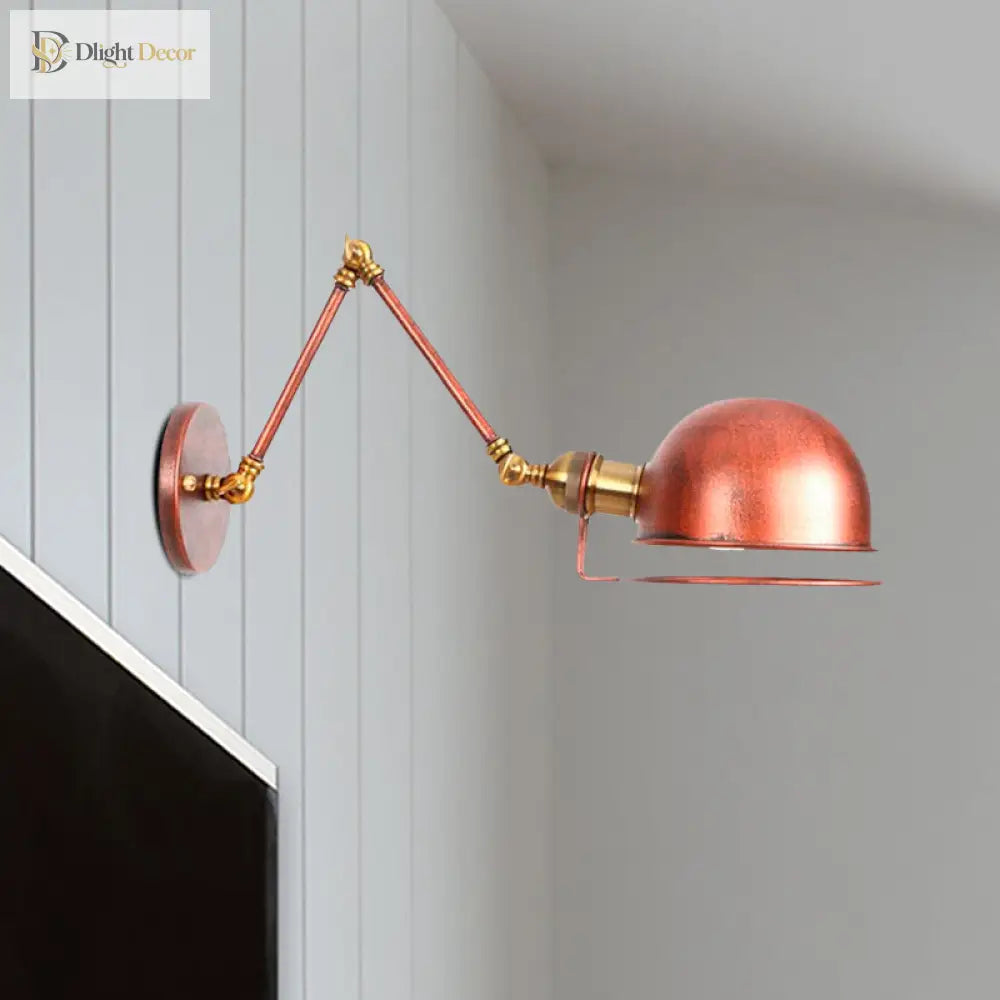 1-Light Vintage Wall Sconce | Bedroom &amp; Hallway Lighting