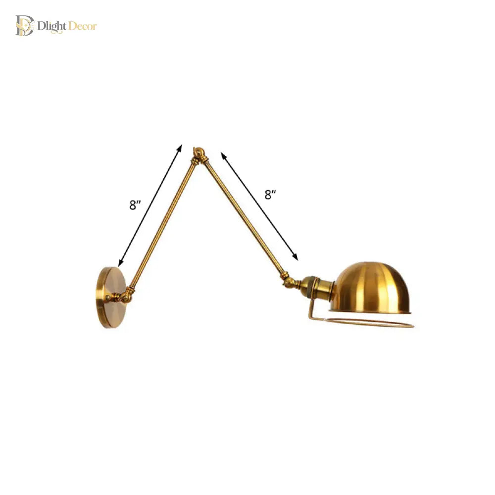 1-Light Vintage Wall Sconce | Bedroom &amp; Hallway Lighting