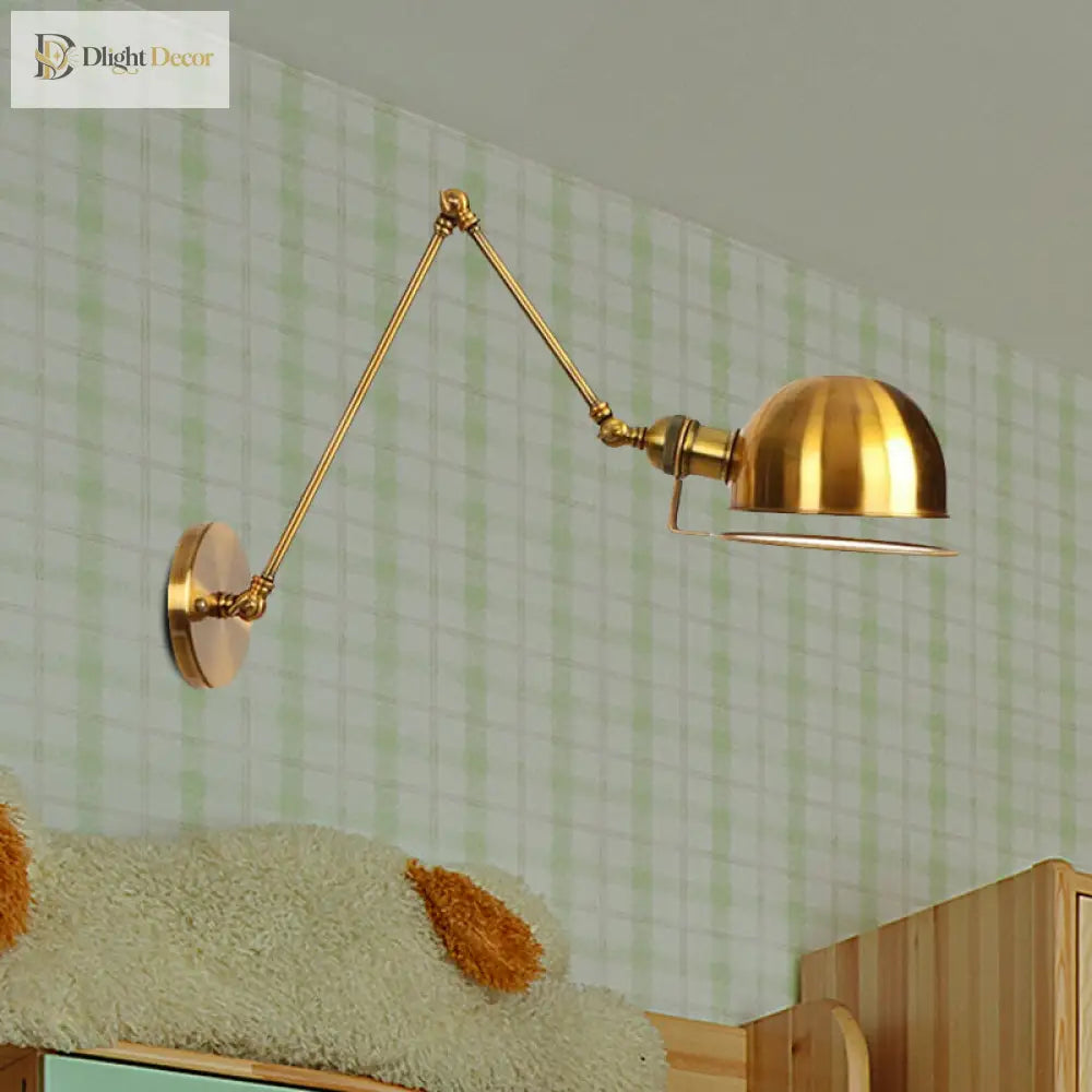 1-Light Vintage Wall Sconce | Bedroom &amp; Hallway Lighting