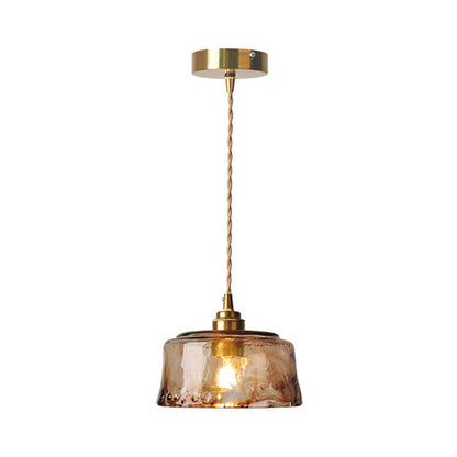 Margaux Brass Glass Pendant Light | Dining Room Lighting
