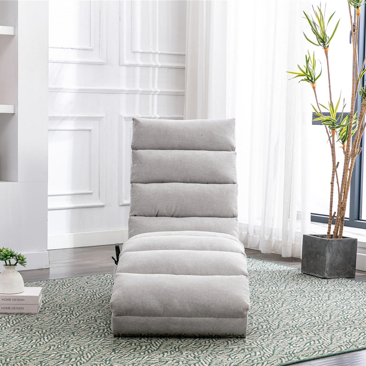 Ergonomic Electric Massage Chaise Lounge with Remote Control - Multiple Colors