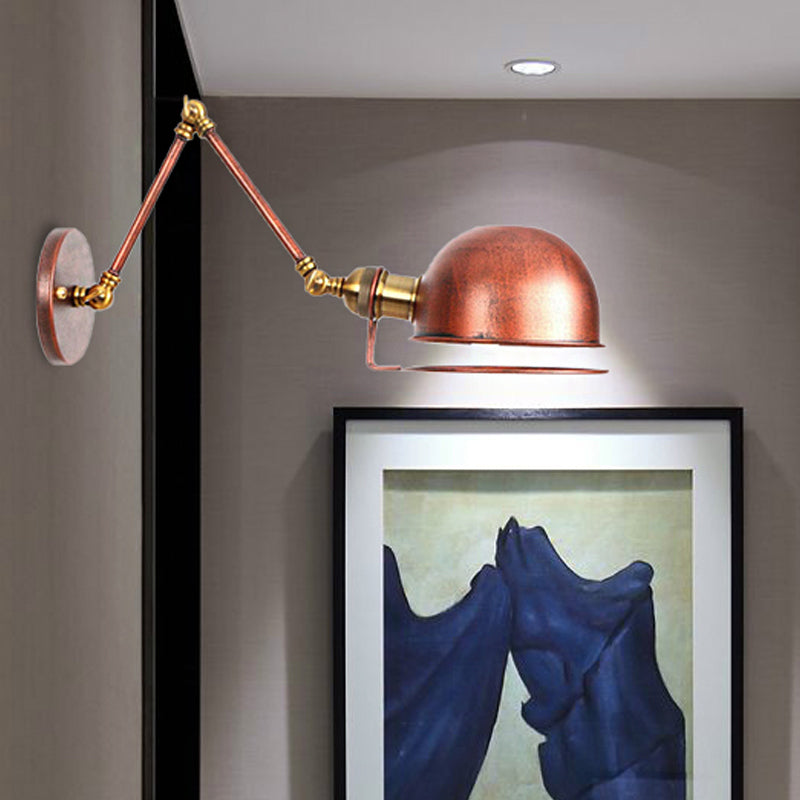 1-Light Vintage Wall Sconce | Bedroom &amp; Hallway Lighting