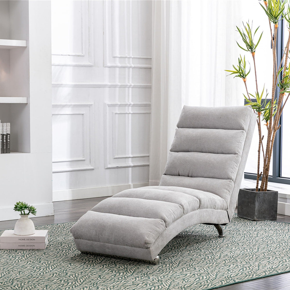 Ergonomic Electric Massage Chaise Lounge with Remote Control - Multiple Colors