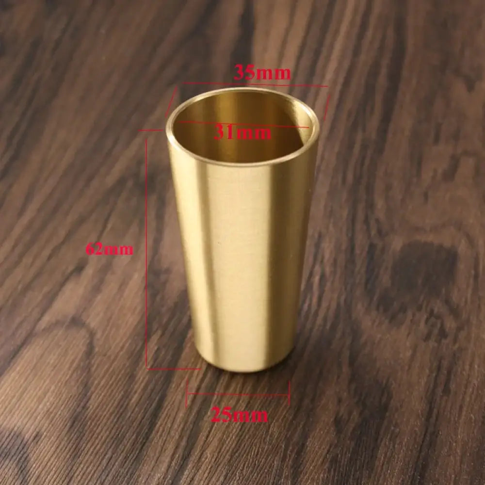 4pcs Brass Furniture Leg Covers – Chair Cups and Cabinet Tube Protectors for Tables, Sofas, and Wardrobes (62/85mm)