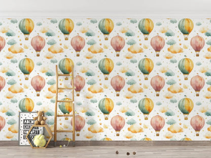 Whimsical Sky Adventure Wallpaper